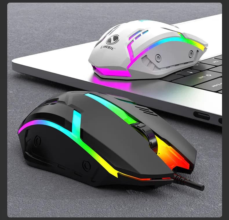 Chuột Có Dây LIMEIDE S1 1200dpi, USB, Hỗ Trợ PC, Laptop