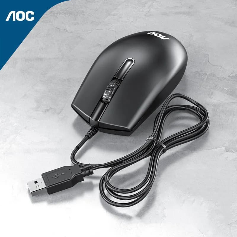 Chuột máy tính có dây AOC cho nhu cầu công việc, giải trí