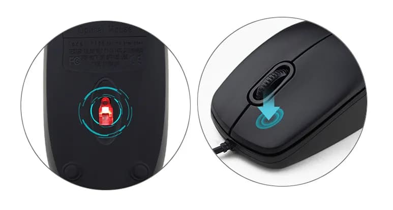 Chuột Có Dây Sunrose M100 1000dpi, cổng USB dành cho PC/Laptop