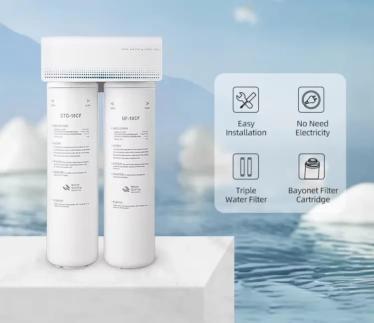 Máy lọc nước MiiNoc KCF treo tường cho nguồn nước sạch tinh khiết
