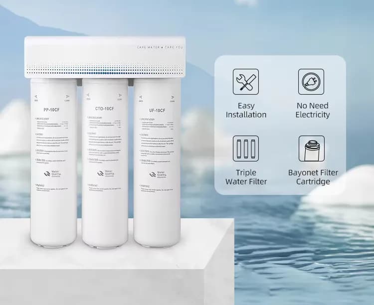 Máy lọc nước MiiNoc KCF treo tường cho nguồn nước sạch tinh khiết