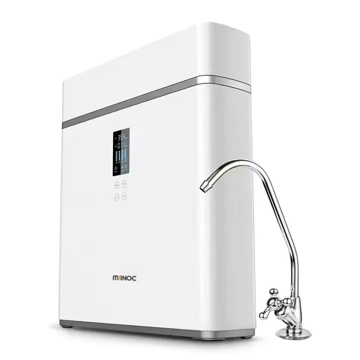 Máy lọc nước RO MiiNoc thông mình SnowPad, màn hình LCD 4 giai đoạn lọc