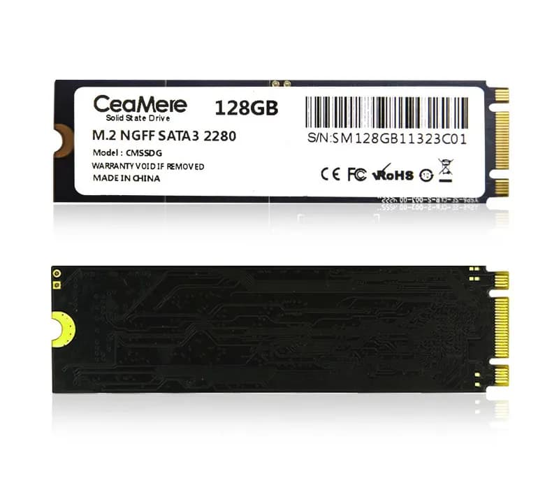 Ổ Cứng SSD Ceamere M.2 SATA NGFF – Tốc Độ Cao, Dung Lượng 128GB / 256GB / 1TB – Dành Cho Laptop & PC