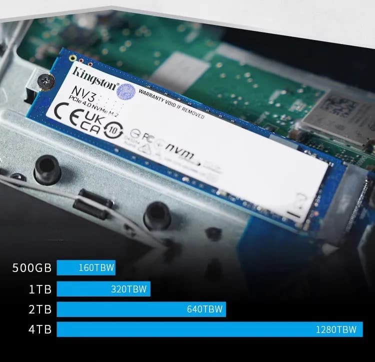 Ổ cứng SSD M2 Kingston NV3 PCIe 4.0 NVMe