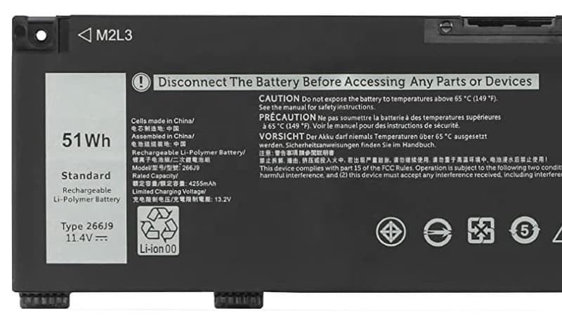 Pin Laptop Dell G3 15 3790 3590 G5 5587 5590 266J9