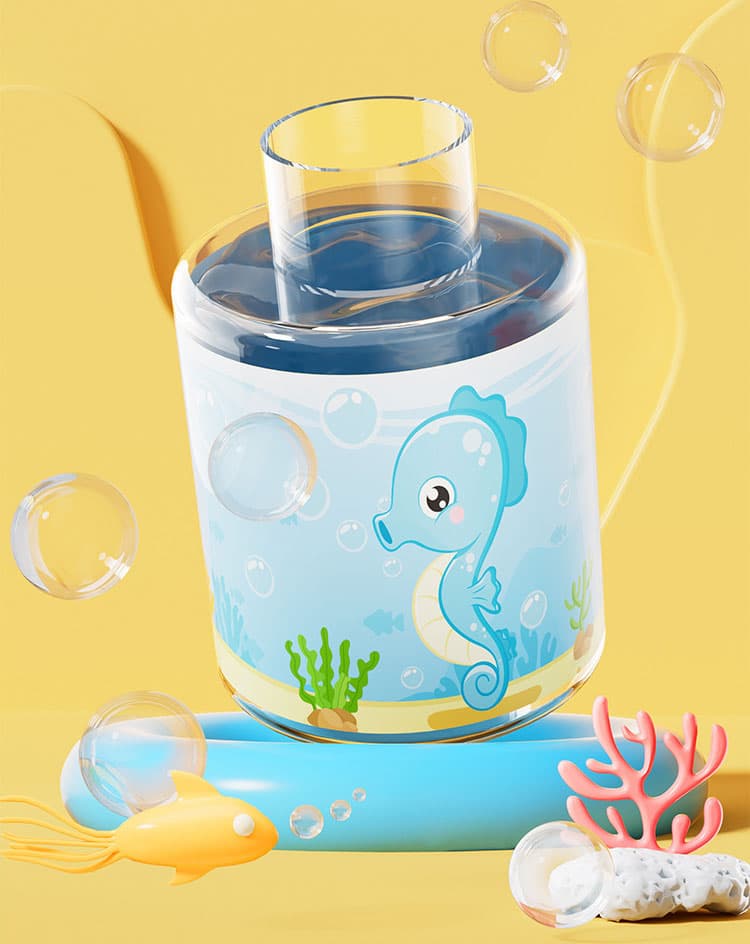 Súng Bắn Bong Bóng Điện Hình Cá Ngựa