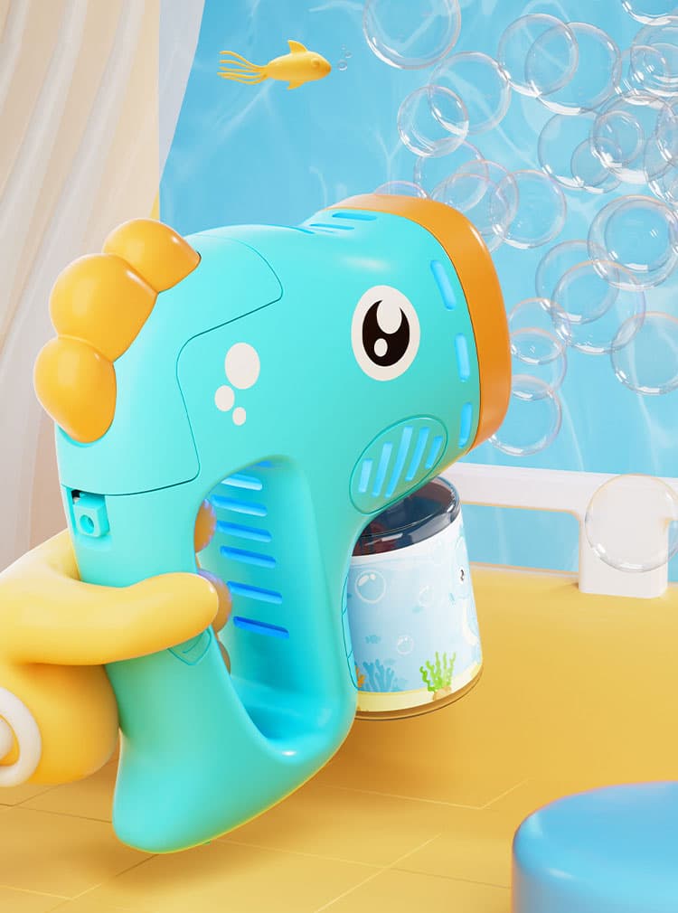 Súng Bắn Bong Bóng Điện Hình Cá Ngựa