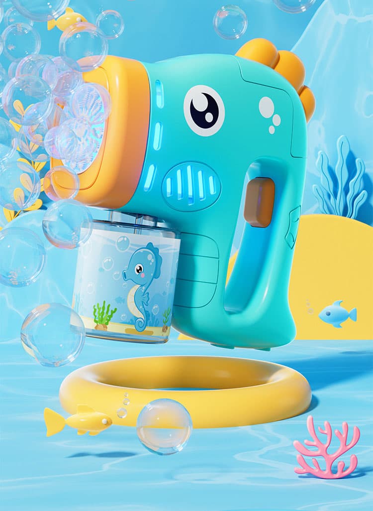 Súng bắn bong bóng hình cá ngựa