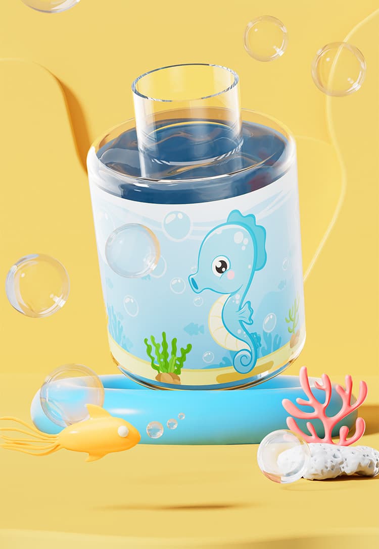 Súng bắn bong bóng hình cá ngựa