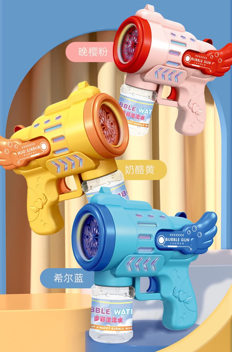 Súng bắn bong bóng hình cà rốt 10 lỗ