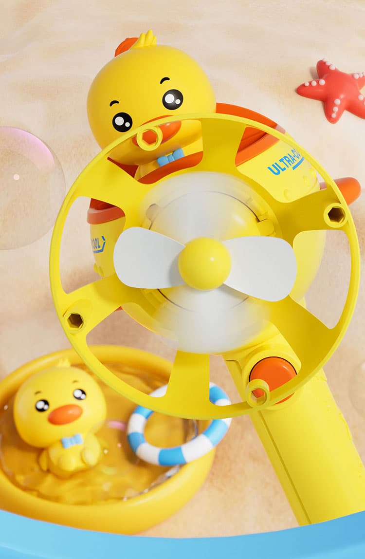 Súng bắn bong bóng Ultra-Cool hình vịt con