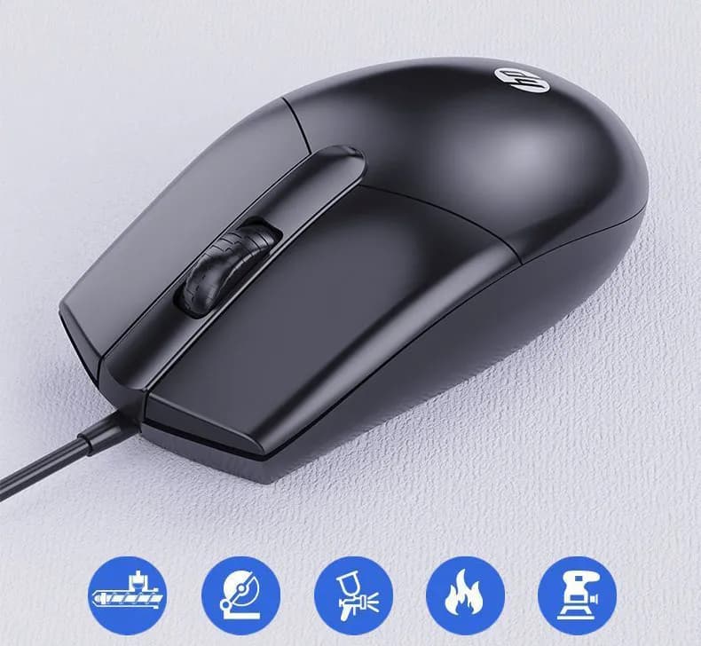 Chuột máy tính có dây HP dành cho công việc, giải trí