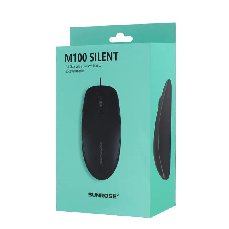 Chuột Có Dây Sunrose M100 1000dpi, cổng USB dành cho PC/Laptop