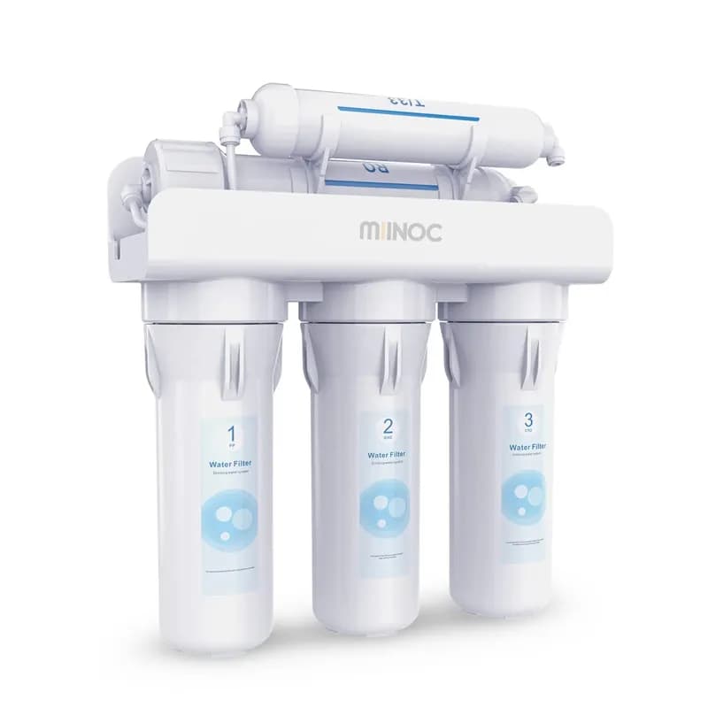 Máy lọc nước MiiNoc RO 5 cấp không sử dụng bơm – Giải pháp nước sạch an toàn và tiết kiệm