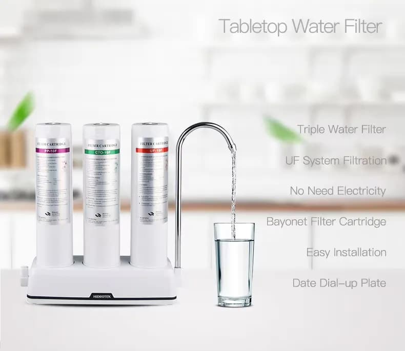 Máy lọc nước mini MiiNoc KWF để bàn tiện dụng