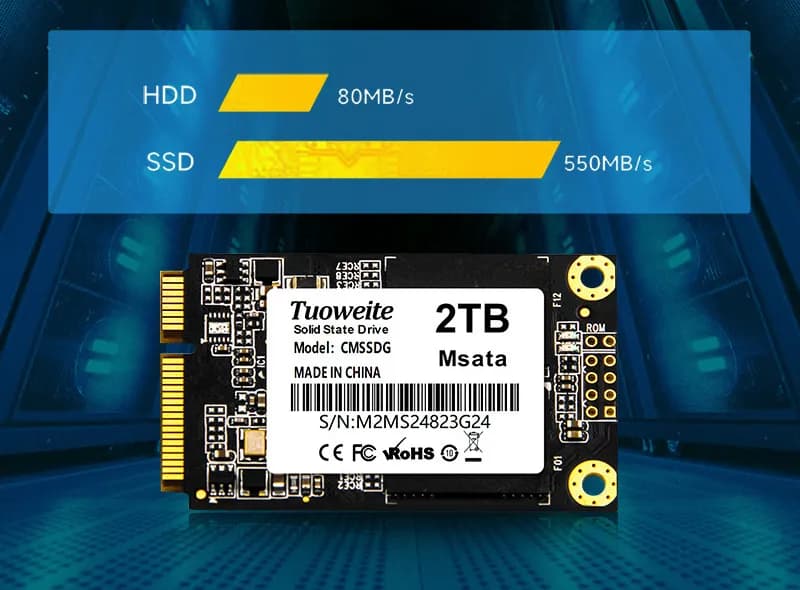 Ổ cứng SSD Tuoweite chuẩn kết nối mSATA (SATA 3.0) cho laptop & PC
