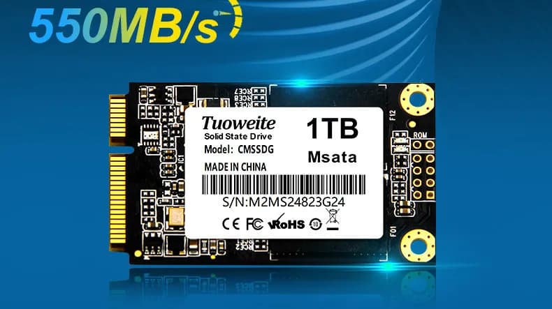 Ổ cứng SSD Tuoweite chuẩn kết nối mSATA (SATA 3.0) cho laptop & PC