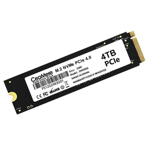 Ổ cứng SSD Ceamere M.2 NVMe 4.0 – 256GB, 512GB, 1TB – PC để bàn PCIe