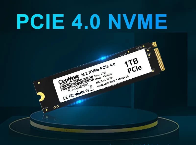 Ổ cứng SSD Ceamere M.2 NVMe 4.0 – 256GB, 512GB, 1TB – PC để bàn PCIe
