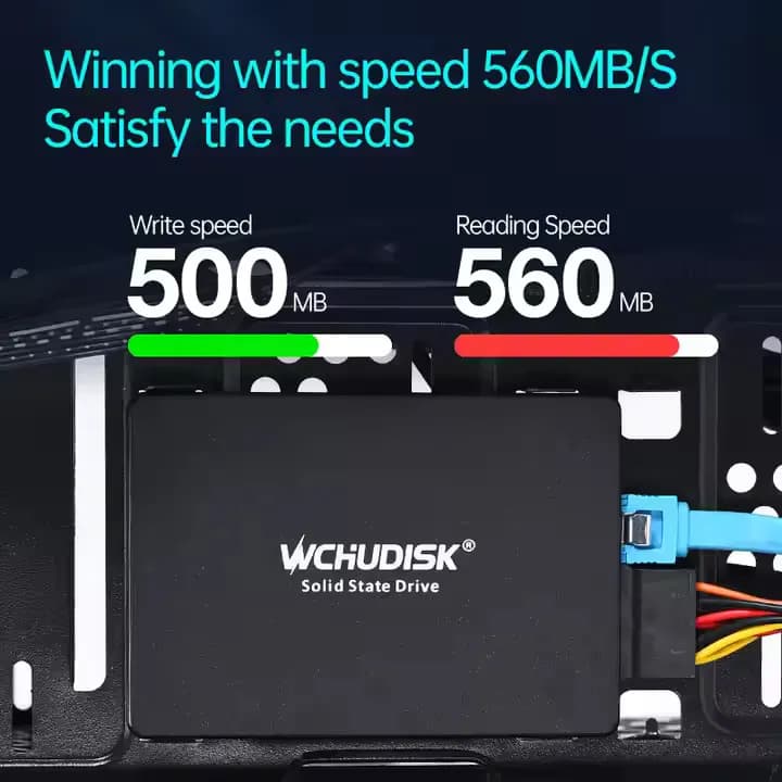 Ổ cứng SSD WichuDisk chuẩn kết nối SATA 3 màu cam tốc độ đọc ghi cao