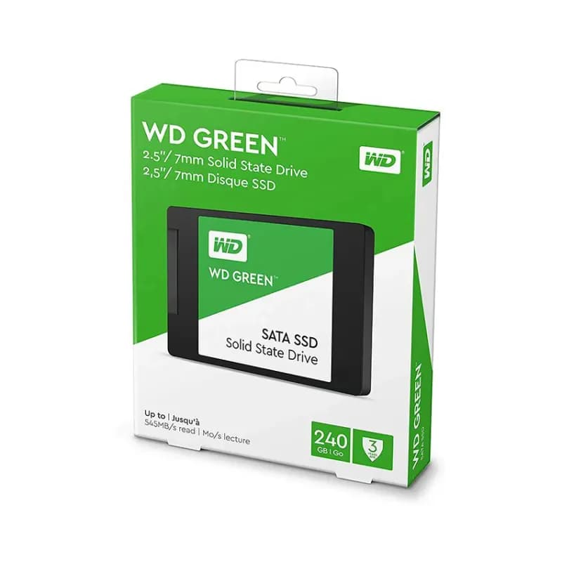 Ổ cứng SSD Western Digital Green 2.5 inch chuẩn kết nối SATA 3.0 WDS240G2G0A