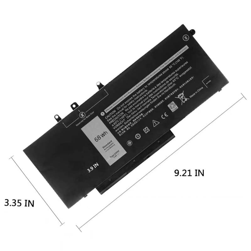 Pin Laptop Dell Latitude 5580 5480 5280 3520 GJKNX
