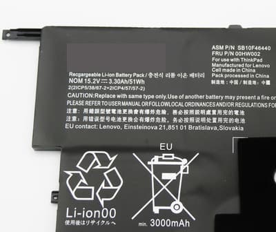 Pin Laptop Lenovo Thinkpad X1 Carbon 2015 3th 00HW002/3 TP00061B