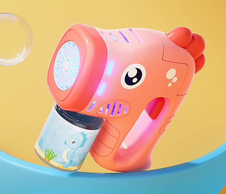 Súng Bắn Bong Bóng Điện Hình Cá Ngựa