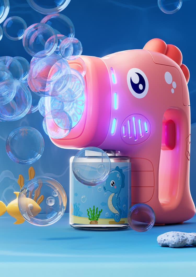 Súng bắn bong bóng hình cá ngựa
